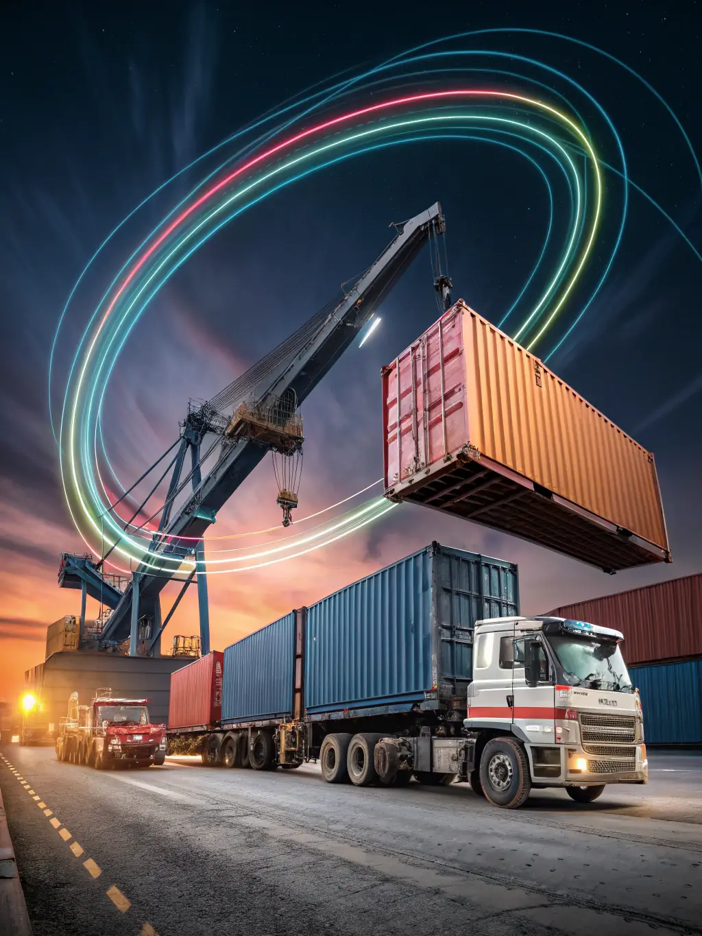 A detailed illustration of the import/export process, highlighting key steps such as documentation, customs clearance, and logistics coordination, showcasing Kangaroo Group's expertise.